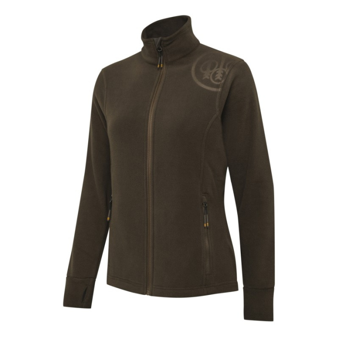 Polar damski BERETTA HP Logo Full Zip - Brown Bark